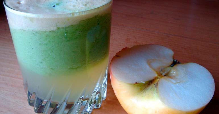 jugo de manzana